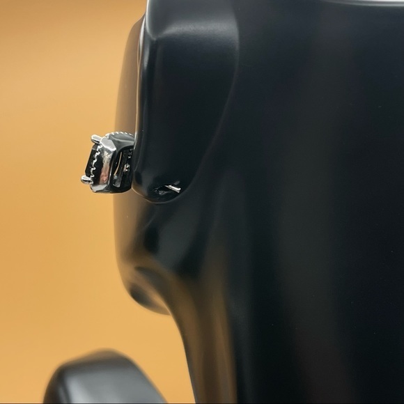 925 Sterling Silver Cushion Cut Black Onyx Diamond Halo Elegant Stud Earrings - Picture 14 of 15